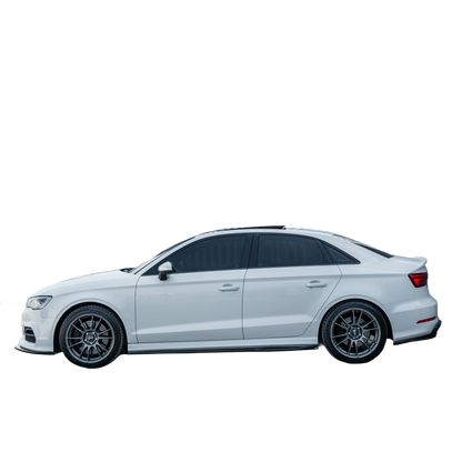 Seitenschweller passend für AUDI S3 8V / 8V Facelift Limousine-Cabrio 2013-2020 Hochglanz Schwarz