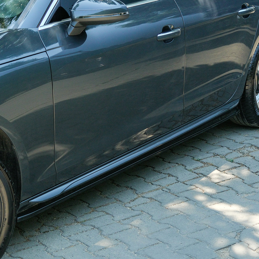 SS10.059 - Seitenschweller passend für Audi A4 B9 Facelift 2019-2024 Hochglanz Schwarz