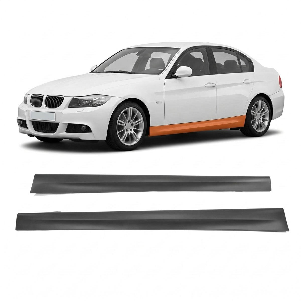Seitenschweller Set passend für BMW 3er E90 E91 Limousine Touring 2005-2011