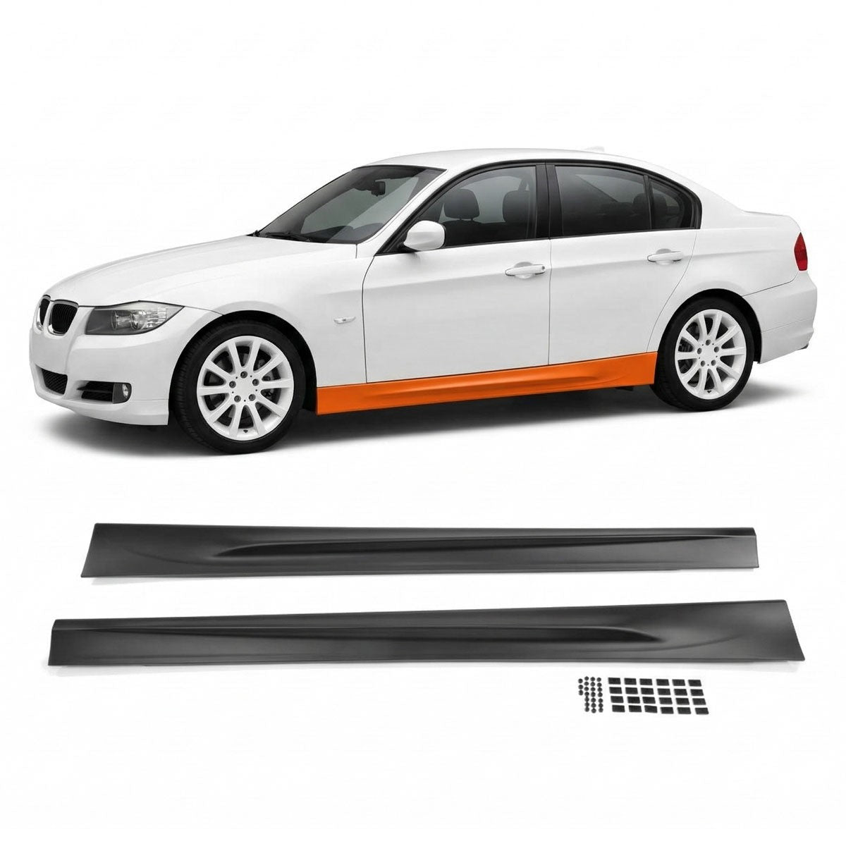 Unlackierte Seitenschweller Set passend für BMW 3er E90 E91 2005-2011