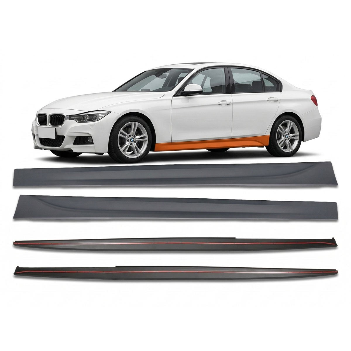 Seitenschweller Set passend für BMW 3er (F30/F31) 2011-2018