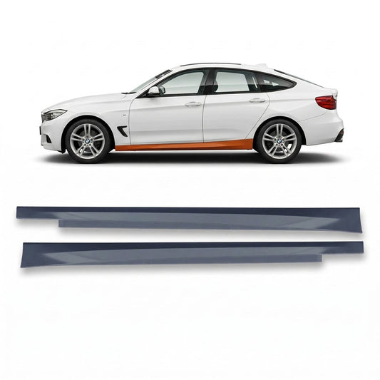 Seitenschweller Set PP Kunststoff Grau passend für BMW 3 (F34) Gran Turismo 2012-2020