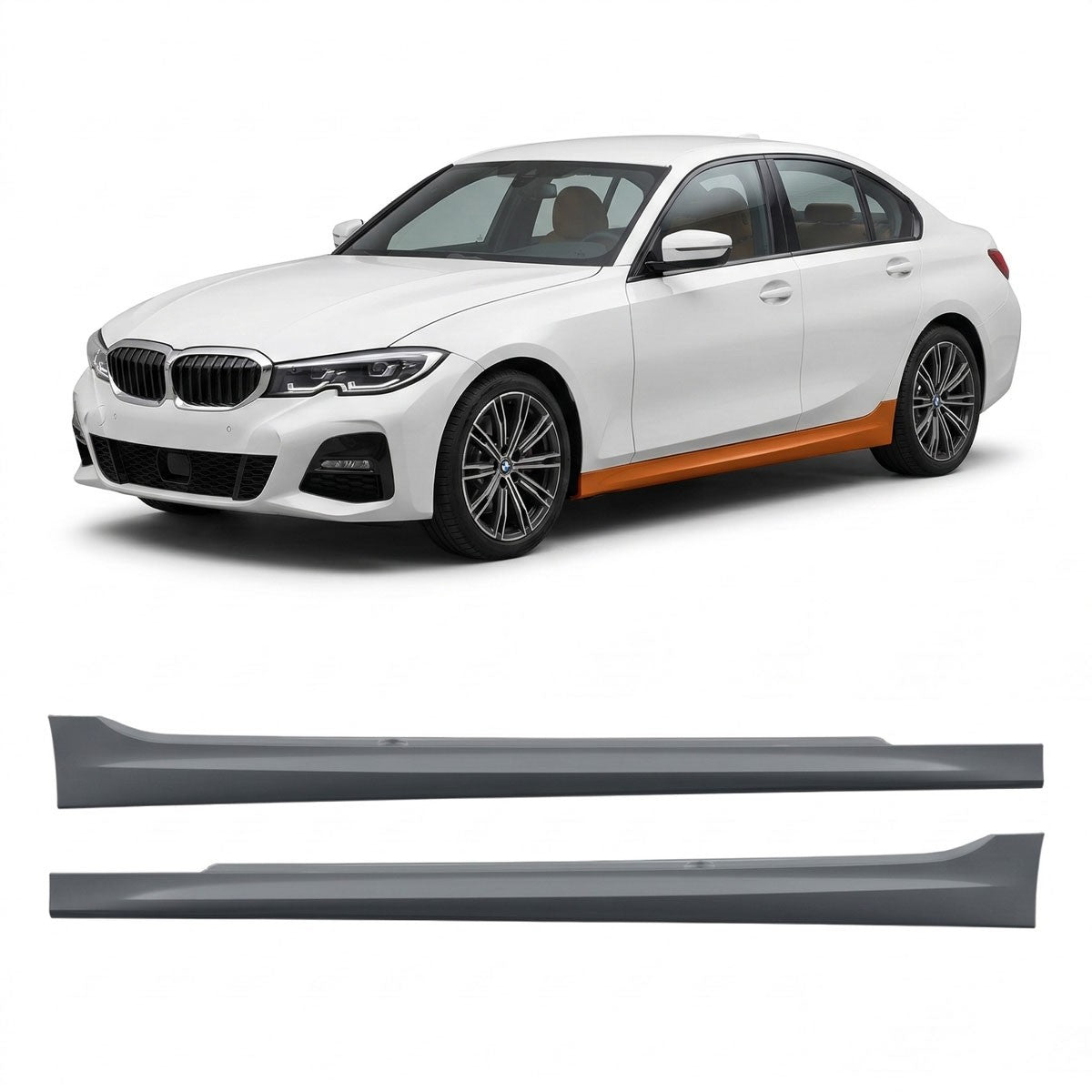 Seitenschweller Set passend für BMW 3er G20 G21 2019-