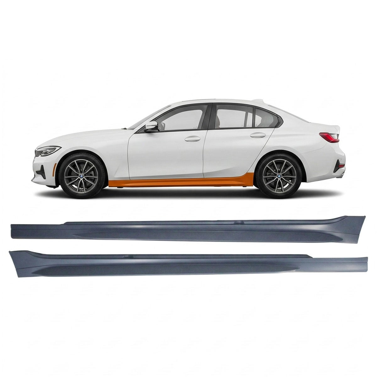 Seitenschweller Set ohne Ambientebeleuchtung passend für BMW 3er G20 G21 2019-