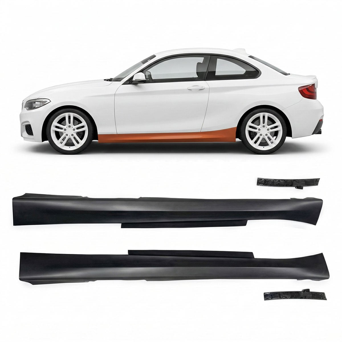 Seitenschweller Set passend für BMW 1 & 2er F21 F22 F23 2011-2019