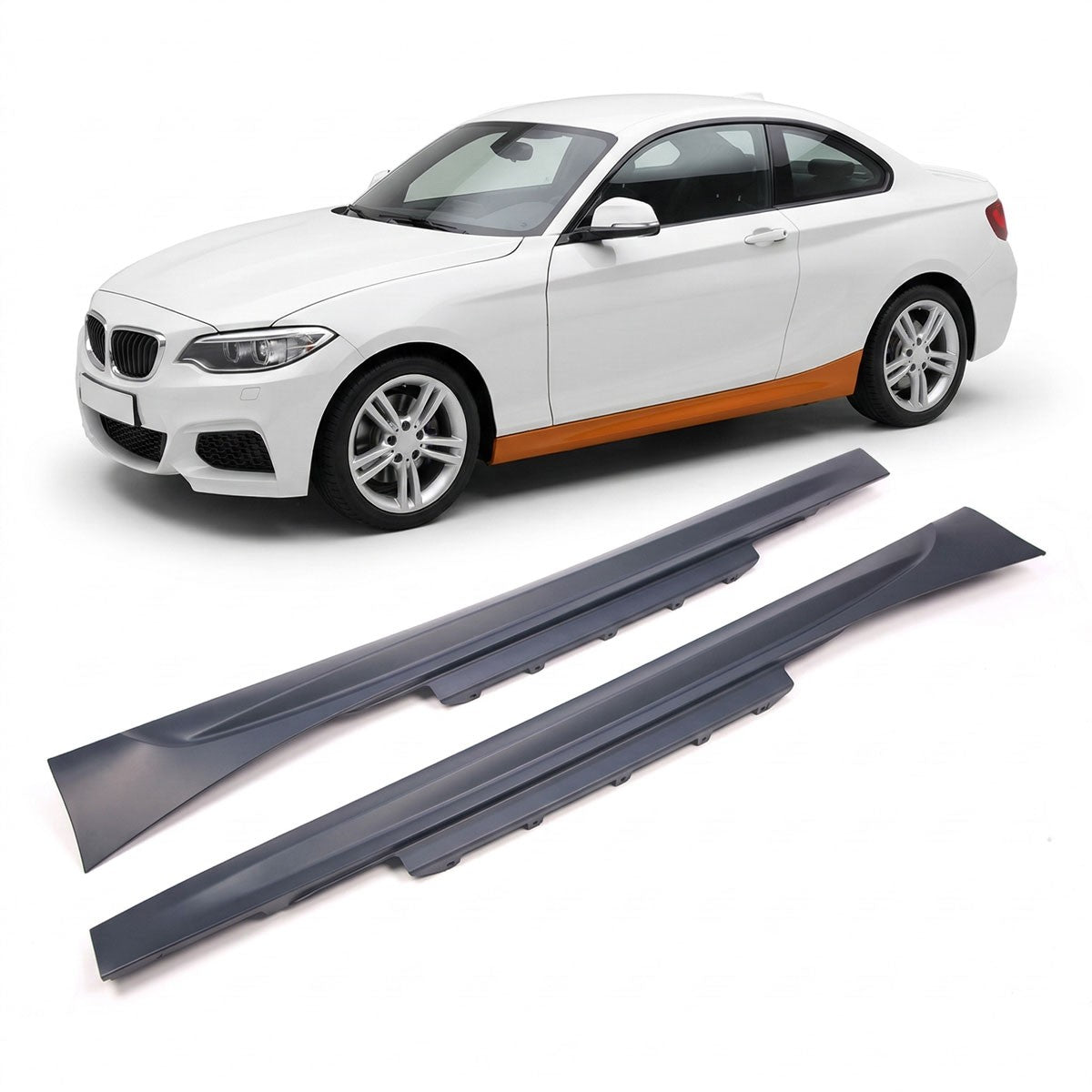 Seitenschweller Set passend für BMW 2er F22 F23 Coupé Cabrio 2014-2021