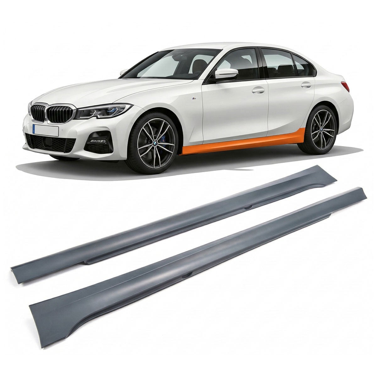 Seitenschweller Set passend für BMW 3er G20 G21 2019-2022