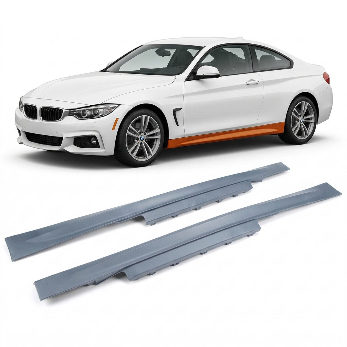 Seitenschweller Set passend für BMW 4er F32 F33 Coupé Cabrio 2013-2020