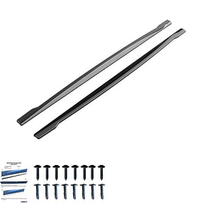 Seitenschweller passend für BMW 1er F20/F21 2011-2019 Version 2 Hochglanz Schwarz