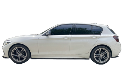 Seitenschweller passend für BMW 1er F20/F21 2011-2019 Version 2 Hochglanz Schwarz