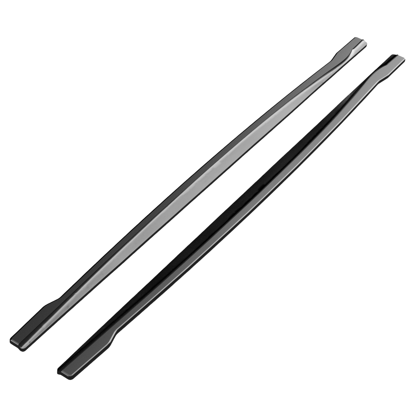 Seitenschweller passend für BMW 1er F20/F21 2011-2019 Version 2 Hochglanz Schwarz