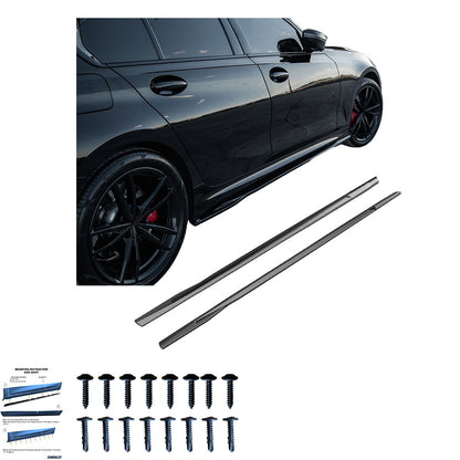 Seitenschweller passend für BMW 3er G20/G21 M-Pack/M340i 2018+ Hochglanz Schwarz