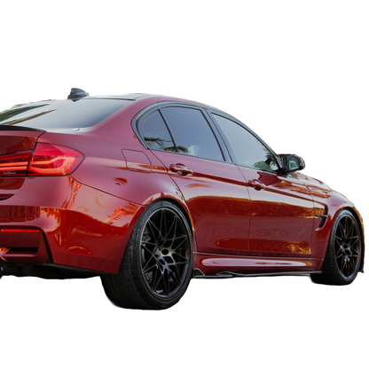 Seitenschweller passend für BMW M3 F80 2014-2018 Hochglanz Schwarz