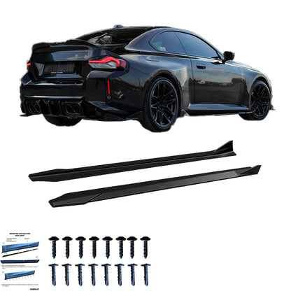SS10.054 - Seitenschweller passend für BMW M2 G87 2023+ Hochglanz Schwarz