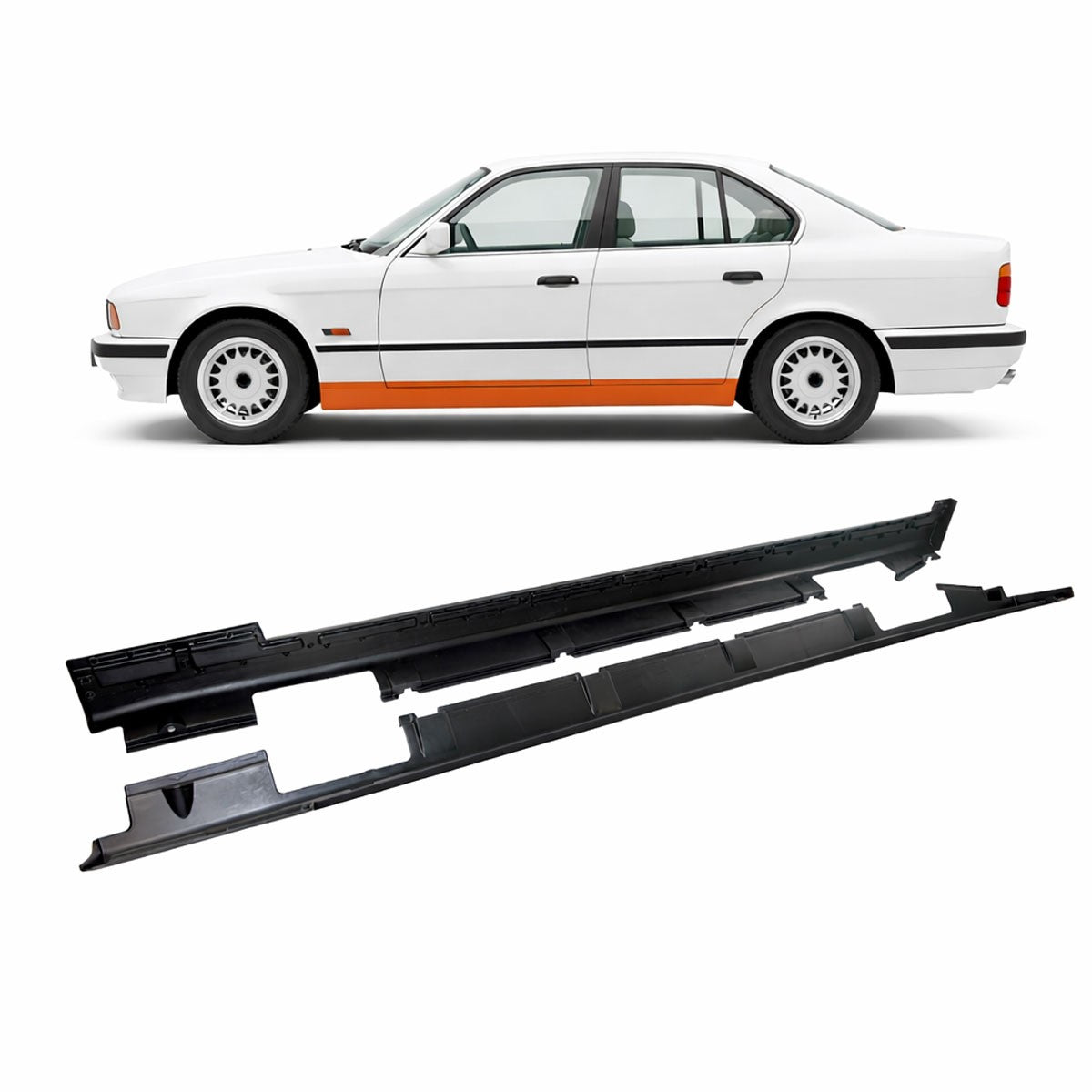 Seitenschweller Set passend für BMW 5er E34 Limousine Touring 1988-1995