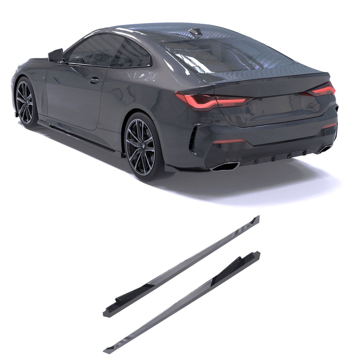 Seitenschweller passend für BMW 4er G22 G23 M-Paket 2020-2024