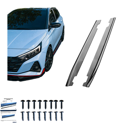 Seitenschweller passend für HYUNDAI I20 N Mk3 2020+ Hochglanz Schwarz