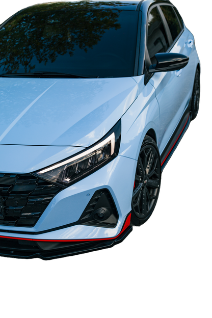 Seitenschweller passend für HYUNDAI I20 N Mk3 2020+ Hochglanz Schwarz