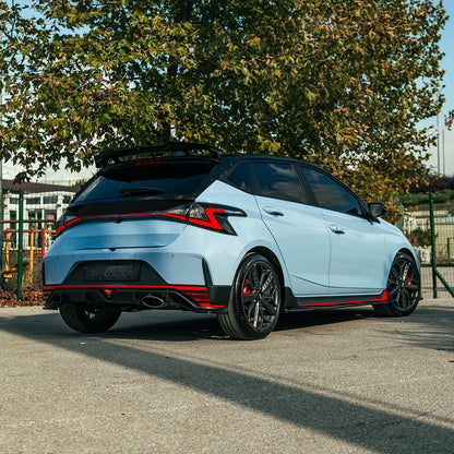 Seitenschweller passend für HYUNDAI I20 N Mk3 2020+ Hochglanz Schwarz