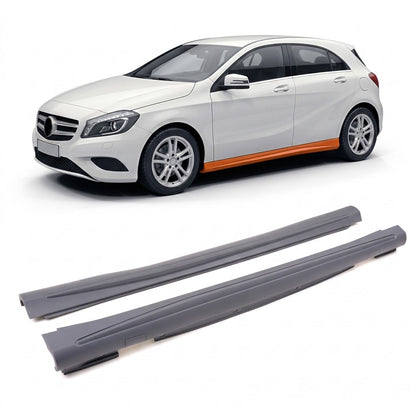 Seitenschweller Set passend für Mercedes A-Klasse W176 CLA W117 2012-2019