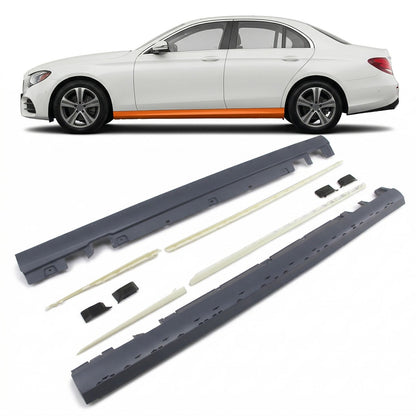 Seitenschweller Set passend für Mercedes E-Klasse W213 Limousine Kombi 2016-2023
