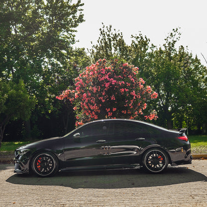SS10.065 - Seitenschweller passend für Mercedes CLA35 / CLA45 C118 2019-2023 Hochglanz Schwarz