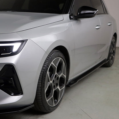 Seitenschweller passend für OPEL Astra L 2020+ Hochglanz Schwarz