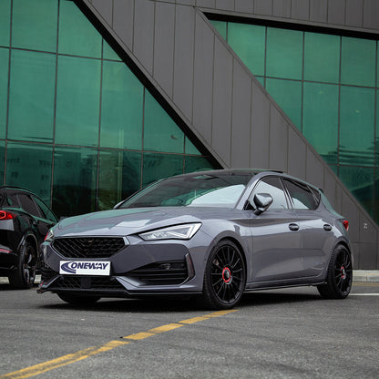 Seitenschweller passend für SEAT Leon Fr Mk4 / CUPRA Leon Mk1 / mmk1 Facelift 2020+ Hochglanz Schwarz