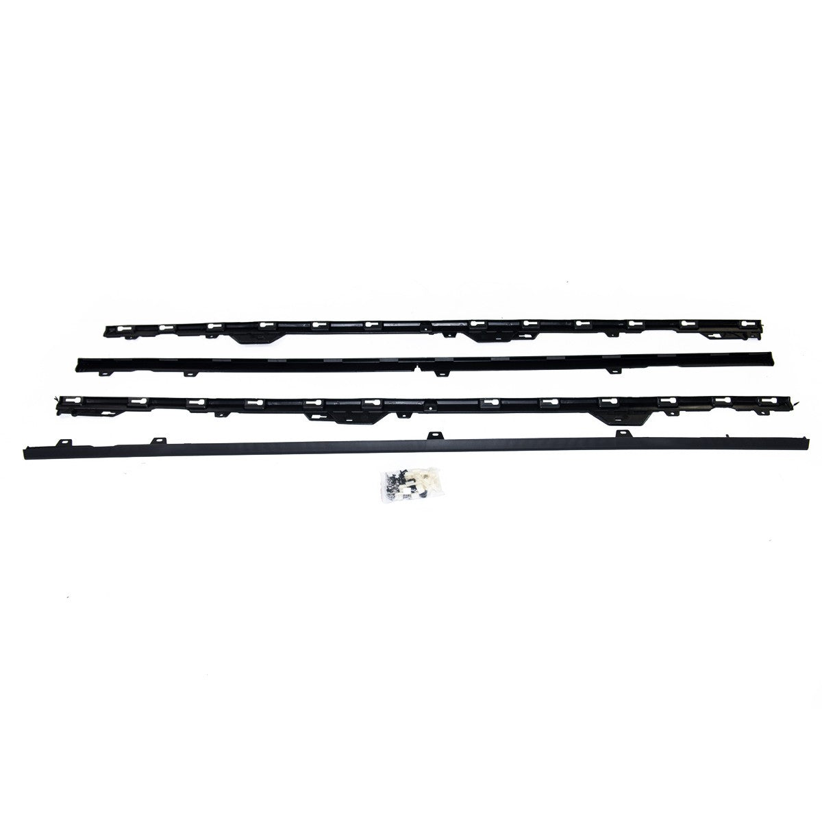 Seitenschweller Set Matt Schwarz passend für VW Golf 7 2013-2021