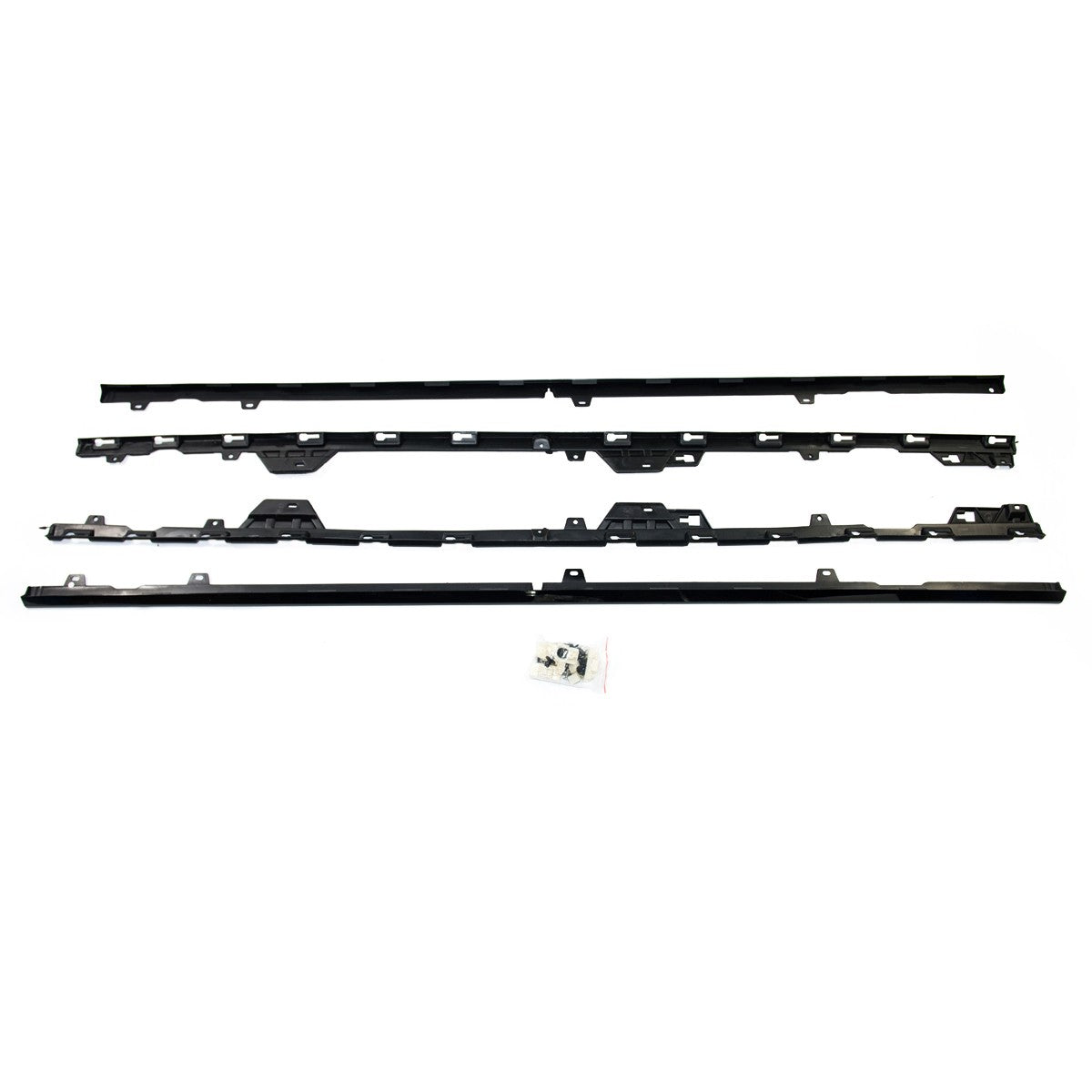 Seitenschweller Set Hochglanz Schwarz passend für VW Golf 7 2013-2021