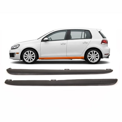 Seitenschweller Set Schwarz PP Kunststoff passend für VW Golf 6 2008-2012