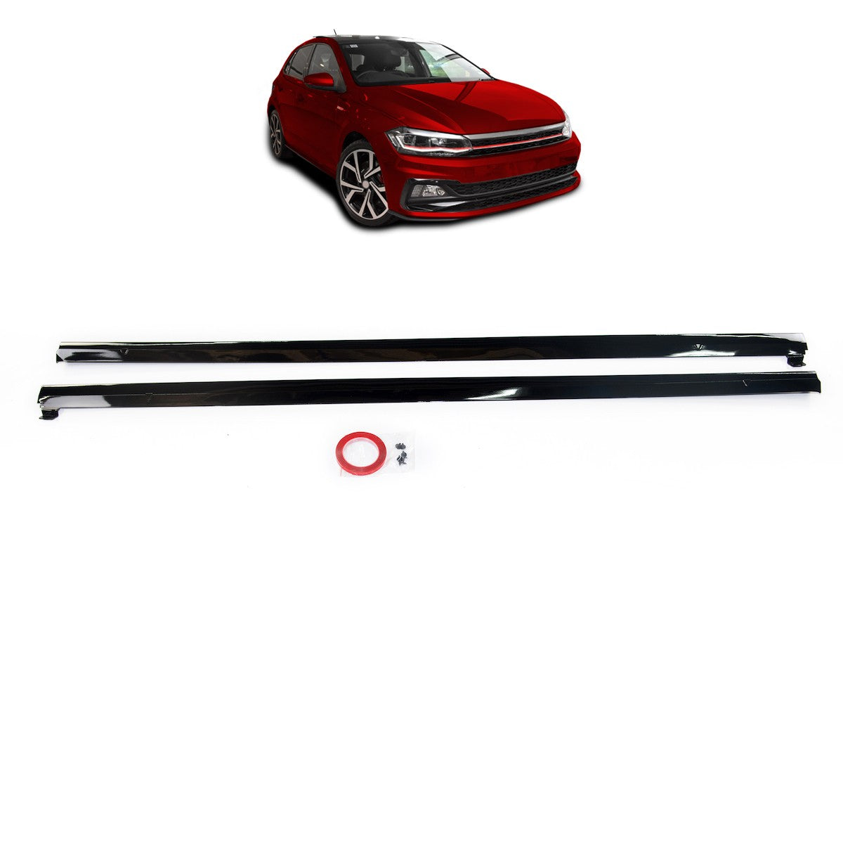 Seitenschweller Set passend für VW Polo VI AW 2017-2021 R-Line