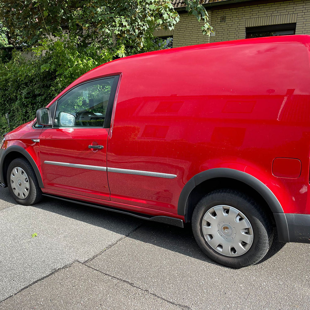 Seitenschweller Hochglanz Schwarz passend für VW Caddy MK4 2015-2020