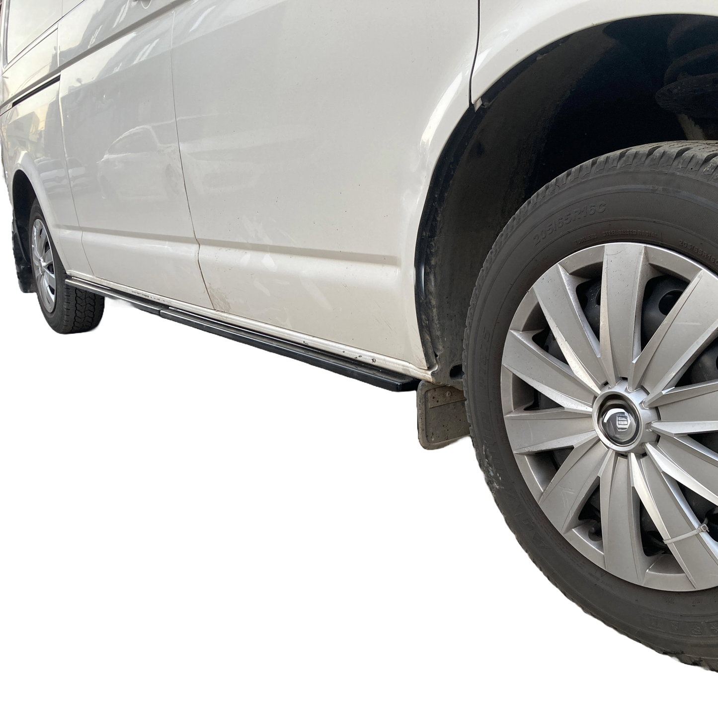 Seitenschweller passend für VW Transporter T6.1 2019+ Hochglanz Schwarz