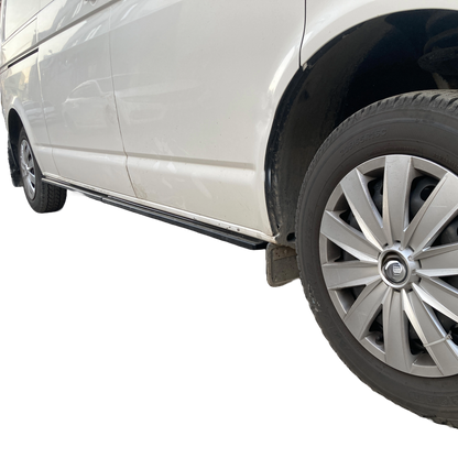 Seitenschweller passend für VW Transporter T6.1 2019+ Hochglanz Schwarz