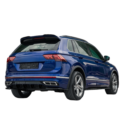 Seitenschweller passend für VW Tiguan MK 2 R/R-Line Facelift 2020+ Hochglanz Schwarz