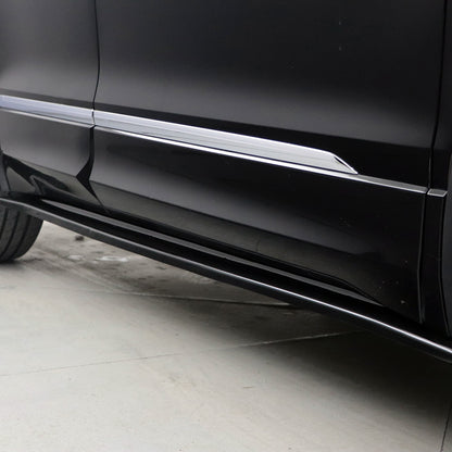 Seitenschweller passend für VW Tiguan MK 2 R-Line Allspace 2015-2020 Hochglanz Schwarz