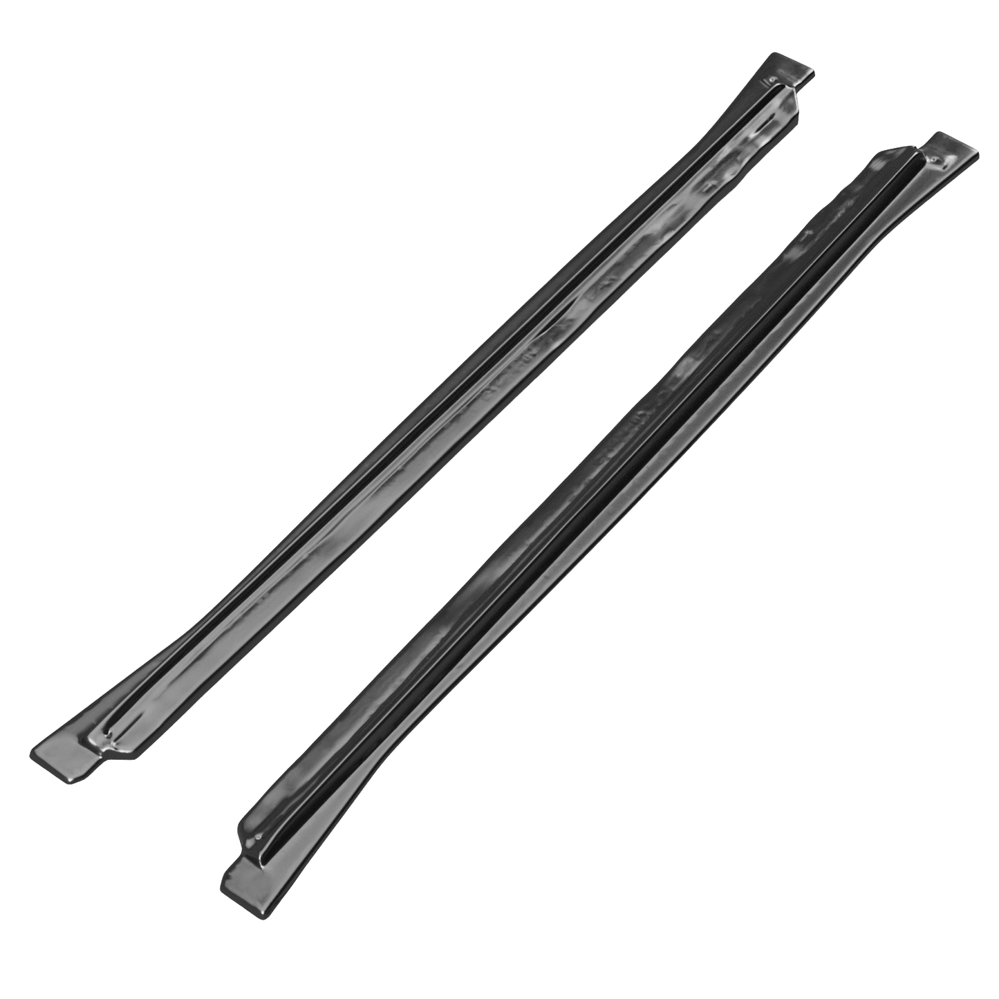 Seitenschweller passend für VW Tiguan MK 2 R-Line Allspace 2015-2020 Hochglanz Schwarz