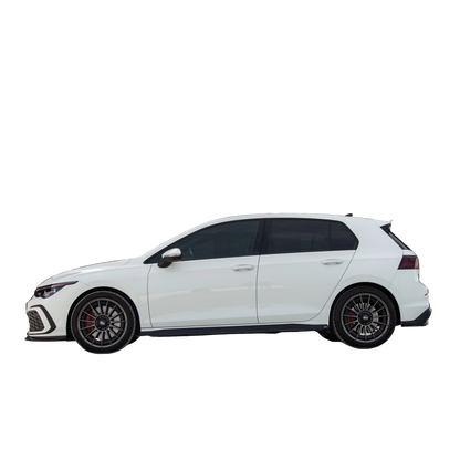 Seitenschweller passend für VW Golf Mk 8 GTI / GTI Clubsport / GTD / R-Line 2020+ Version 2 Hochglanz Schwarz