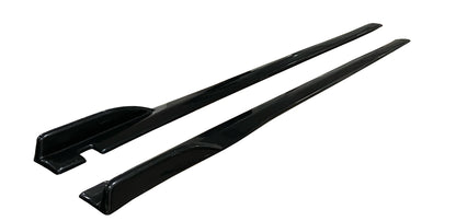 Seitenschweller Hochglanz Schwarz passend für Universal 190 cm