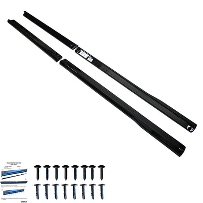 Seitenschweller passend für VW Transporter T7 (SWB) 2024+ / FORD Transit Custom Mk2 (SWB) 2023+ Hochglanz Schwarz
