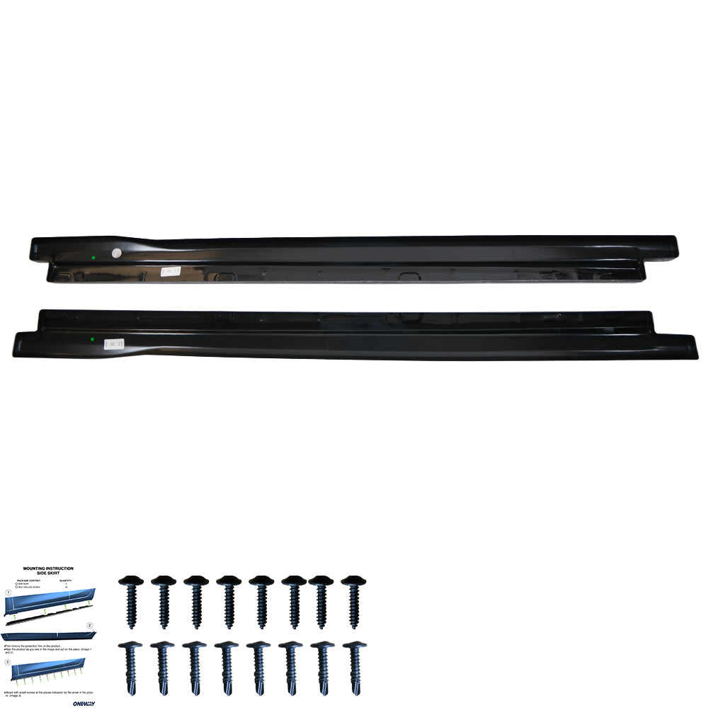Seitenschweller passend für VW Volkswagen Tayron Standard/R-Line Mk1 2025+ Hochglanz Schwarz