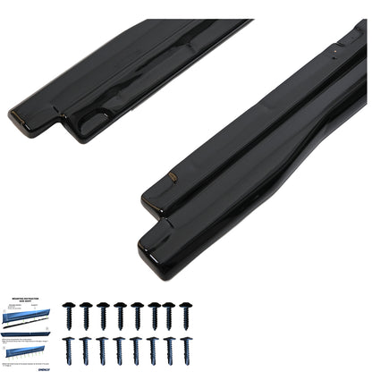 Seitenschweller passend für VW Volkswagen Tayron Standard/R-Line Mk1 2025+ Hochglanz Schwarz