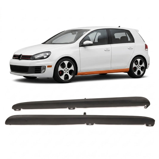 Seitenschweller Set Schwarz passend für VW Golf 6 GTI 2008-2014