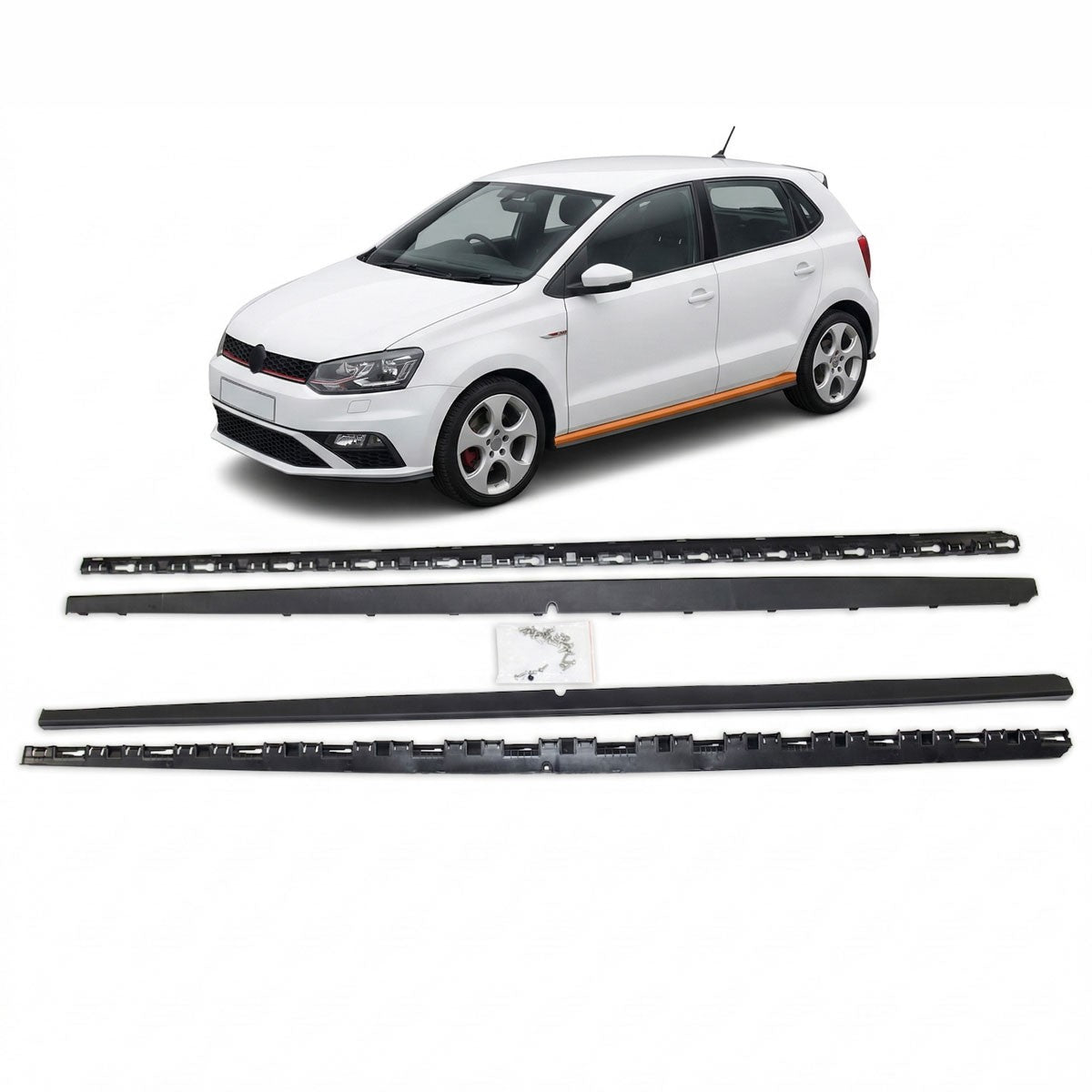Seitenschweller Set passend für VW Polo V (6R, 6C) 2009-2017 GTI