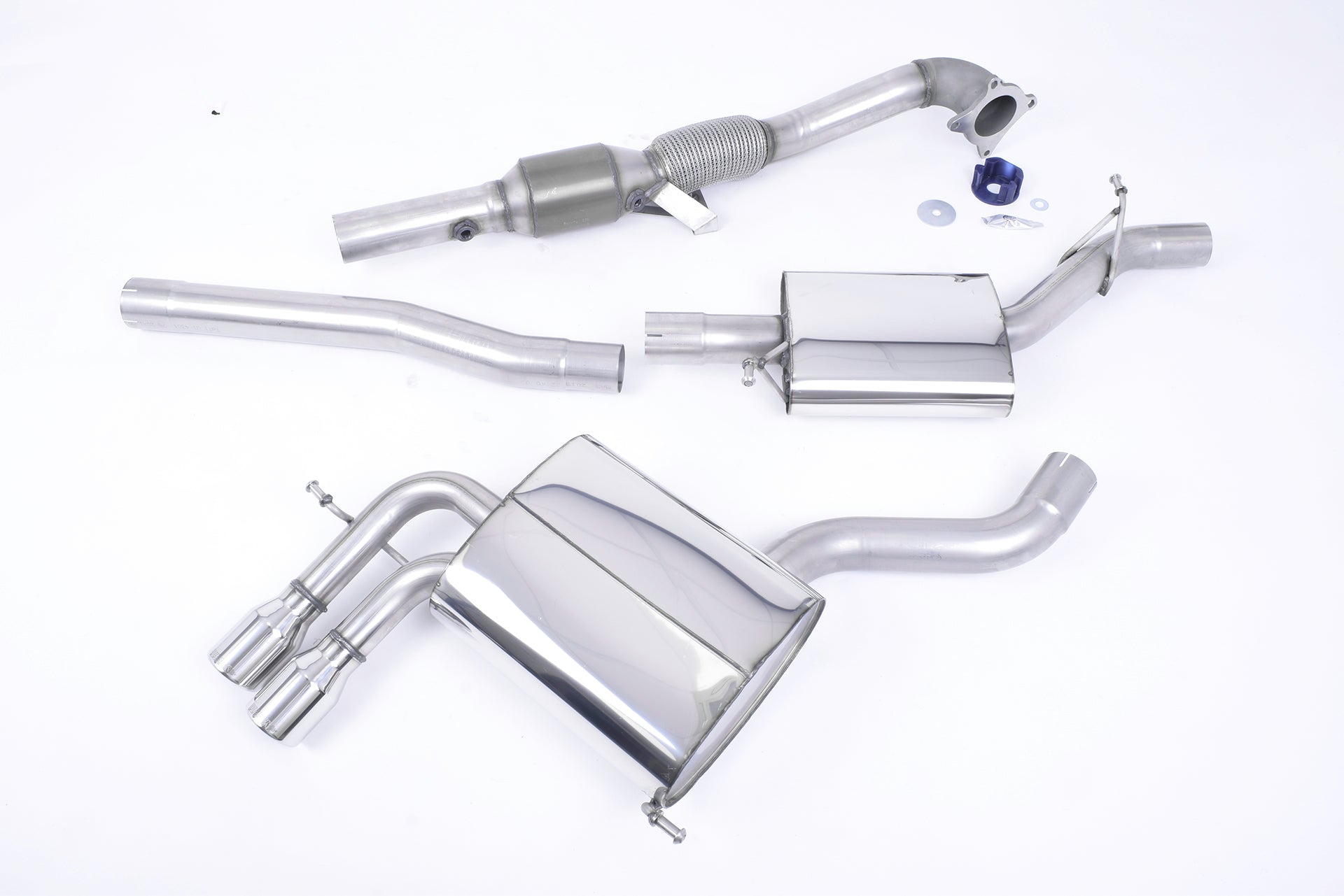 Milltek Sport Auspuffanlage passend für Audi A3 8P Sportback 2.0 quattro resonated