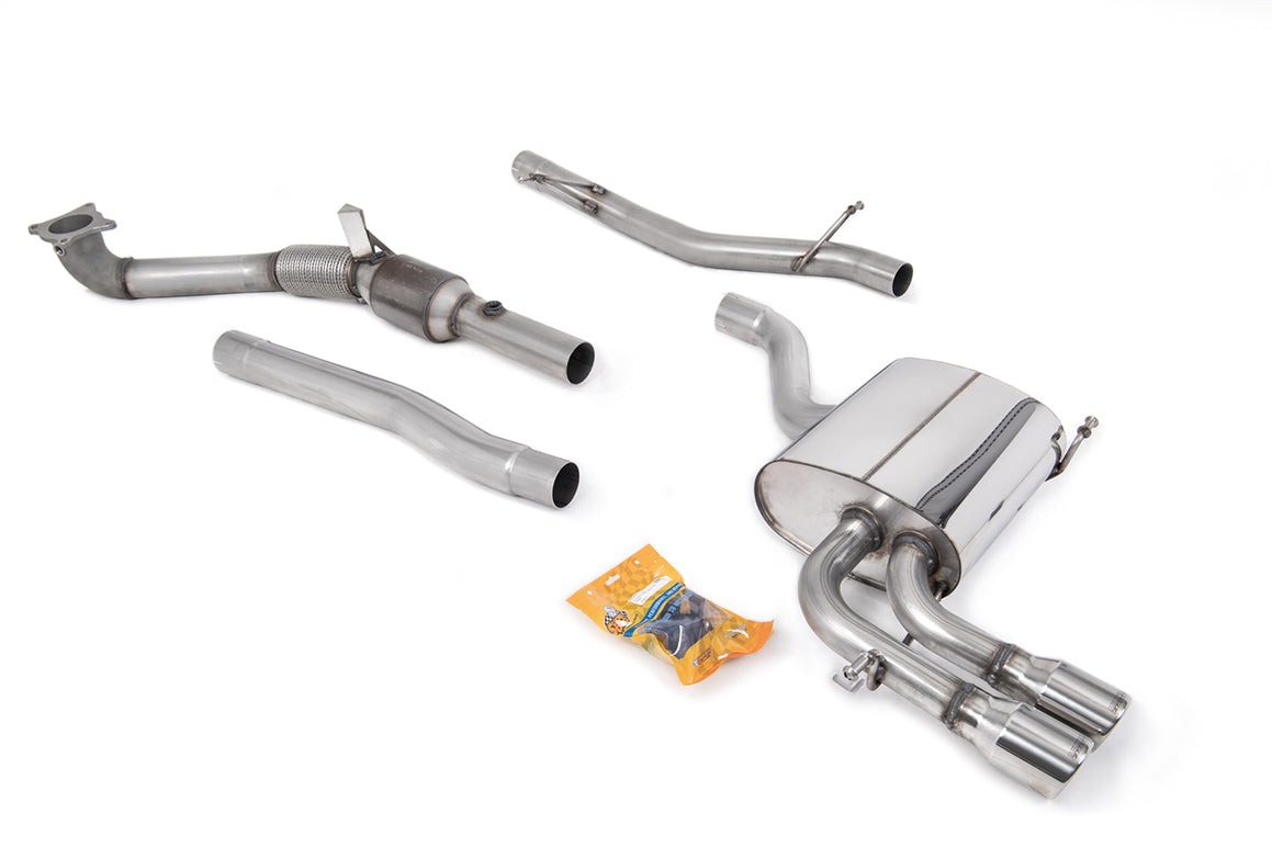 Milltek Sport Auspuffanlage passend für Audi A3 8P Sportback 2.0 quattro non-resonated