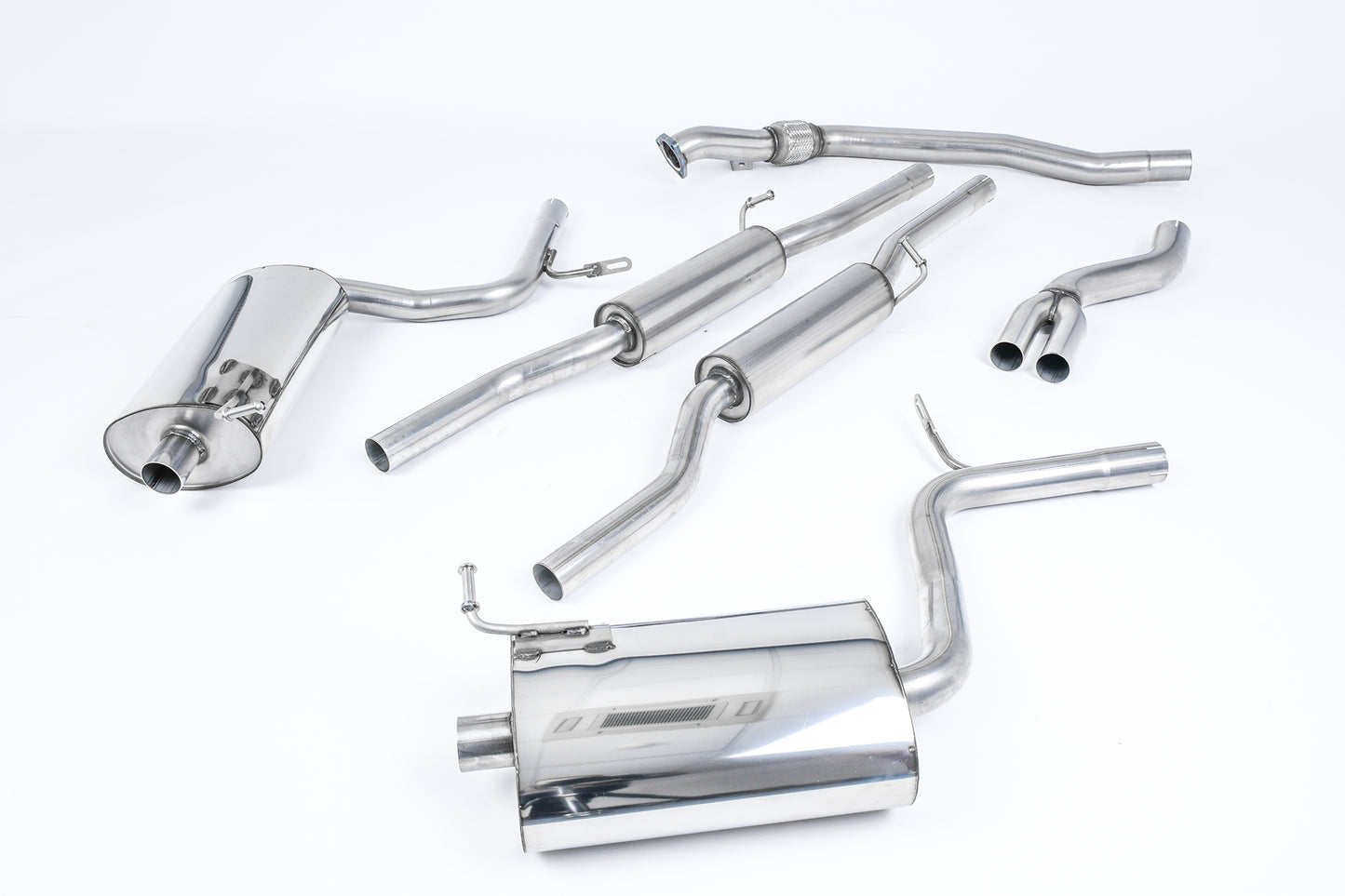 Milltek Sport Auspuffanlage passend für Audi A4 1.8T B6 quattro Cabriolet & Saloon Avant