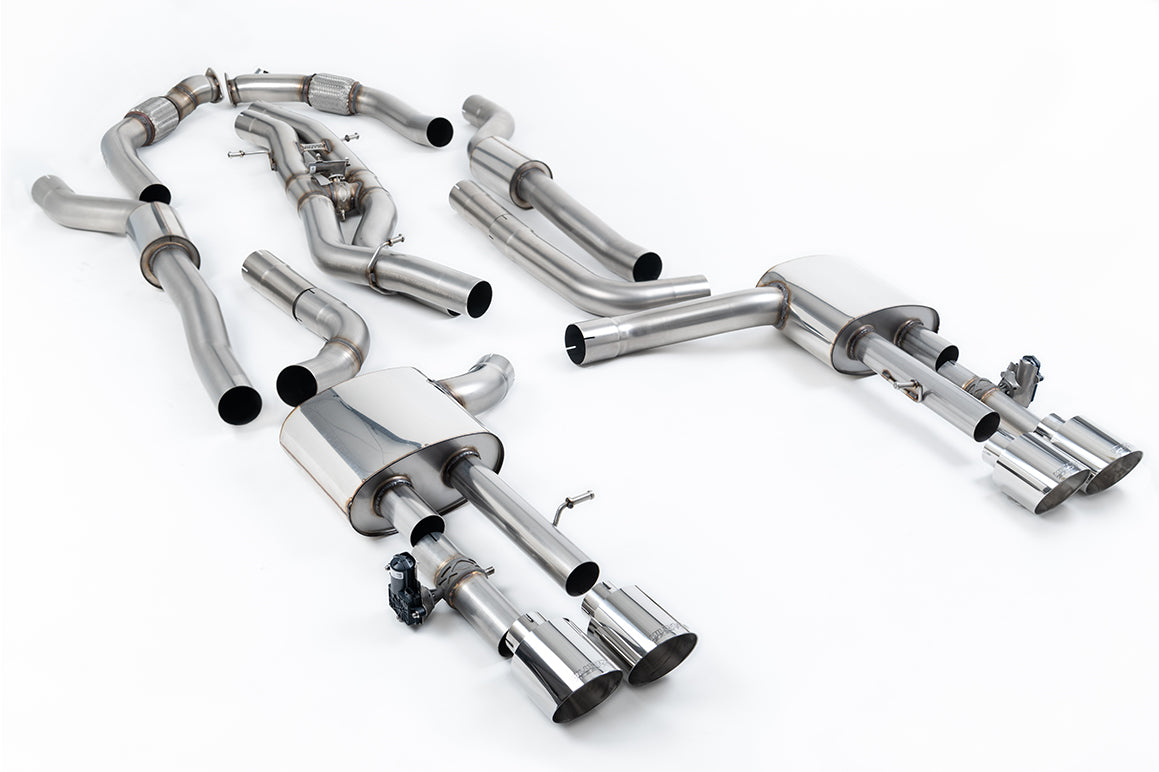 Milltek Sport Auspuffanlage passend für Audi S8 D5 4.0 TFSI V8 Saloon / Sedan - Long Wheel Base (Non OPF/GPF US/ROW Models)