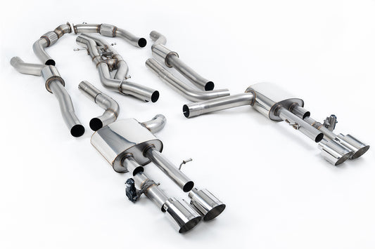 Milltek Sport Auspuffanlage passend für Audi S8 D5 4.0 TFSI V8 Saloon / Sedan - Long Wheel Base (Non OPF/GPF US/ROW Models)